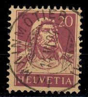 CH - Tellbrustbild - SBK Nr. 154 - Vollstempel Romainmotier