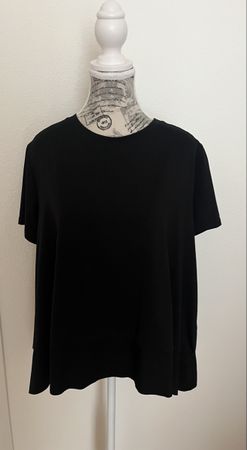 Damen T-Shirt Schwarz Grösse M