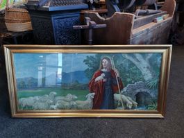 Heiligenbild, Religiöses Bild, Kirchenbild, Hirten Bild, Bil