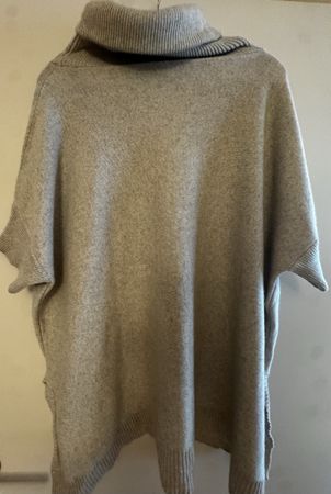 Modissa Cashmere Seide Rollkragen Poncho Gr. M,
