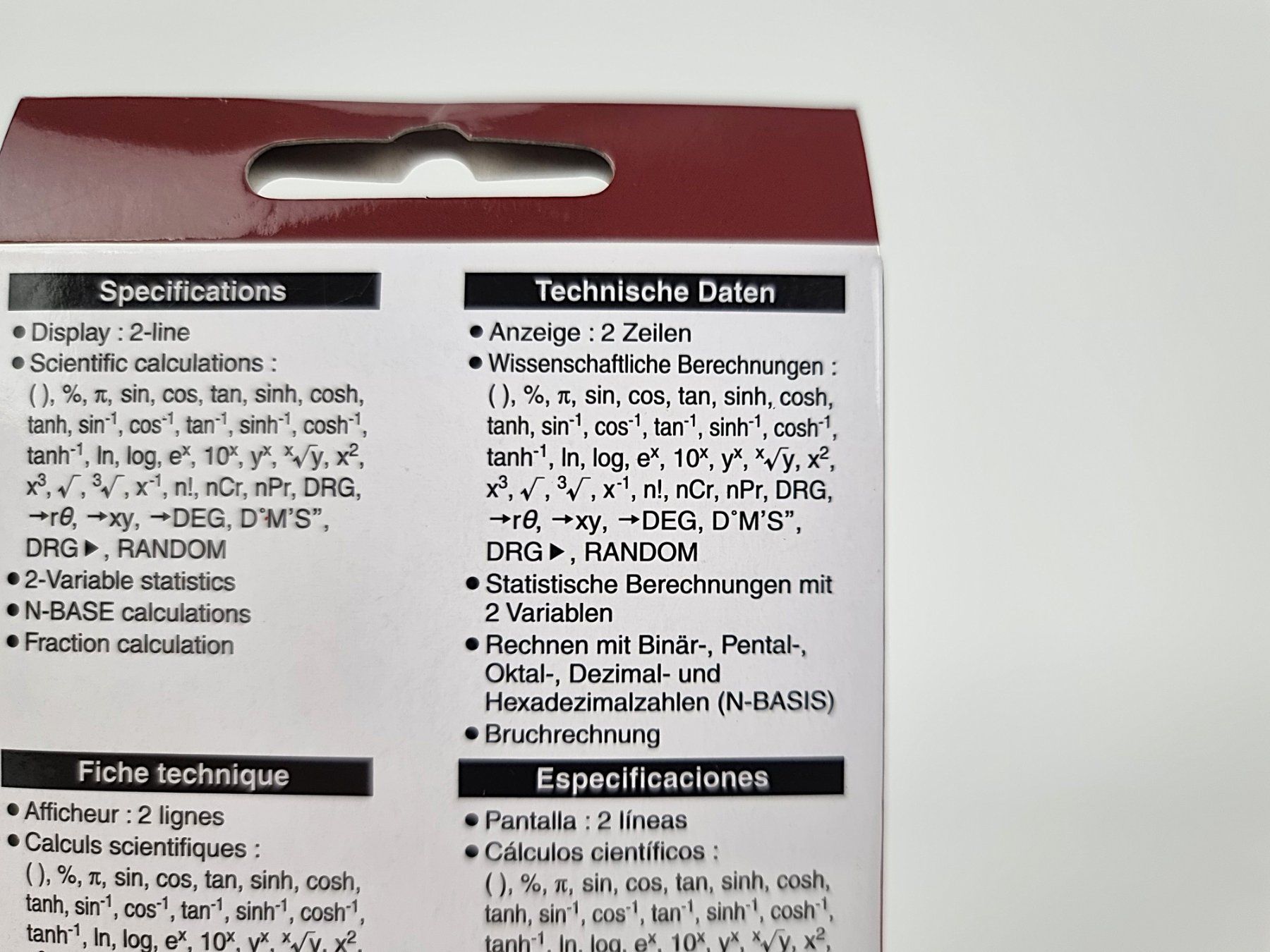 Sharp Calcolatrici tascabili: Sharp wissenschaftlicher Taschenrechner – Usato da Urtenen-Schönbühl venduto da Restwert_Schoenbuehl 4