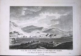 Gotthard Hospiz  Originalkupferstich 1780