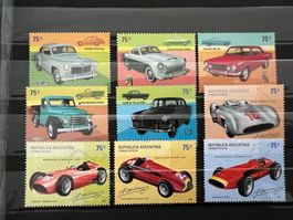 Argentinien Rennwagen/Oltimerserie gestempelt Luxus (B328)