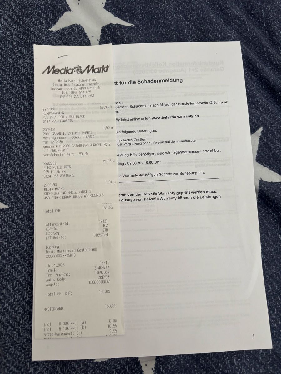 Sony Konsolen: Sony PS5 Disc Edition inkl. Headset & 2 Garantien – Neu (gemäss Beschreibung) aus Dornach von AlenBIH06 3