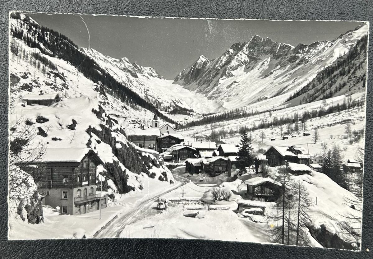 Cartoline postali: Blatten im Lötschental im Winter  – Usato da Horw venduto da Tellbub