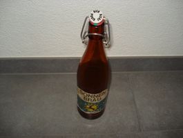 Bierflasche mit Bügelverschluss Sonnen Bräu