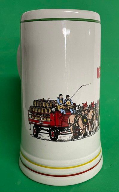 Hürlimann Gläser: Bierkrug mit Pferdegespann - Hürlimann – Neu und originalverpackt aus Oberrieden von Ket25 1