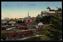 AK Burgdorf, Schloss und Ortsansicht