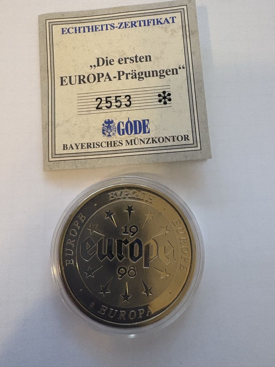 Alle Münzen: Europa 1998 neusilber  – Gebraucht aus Murten von Tzaugg