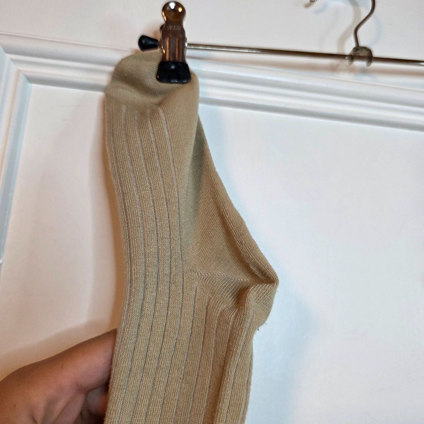 Calze & Collant: Vintage Strümpfe Beige mit Spitze Gr. M romantisch – Usato da Wald ZH venduto da CapLux 2