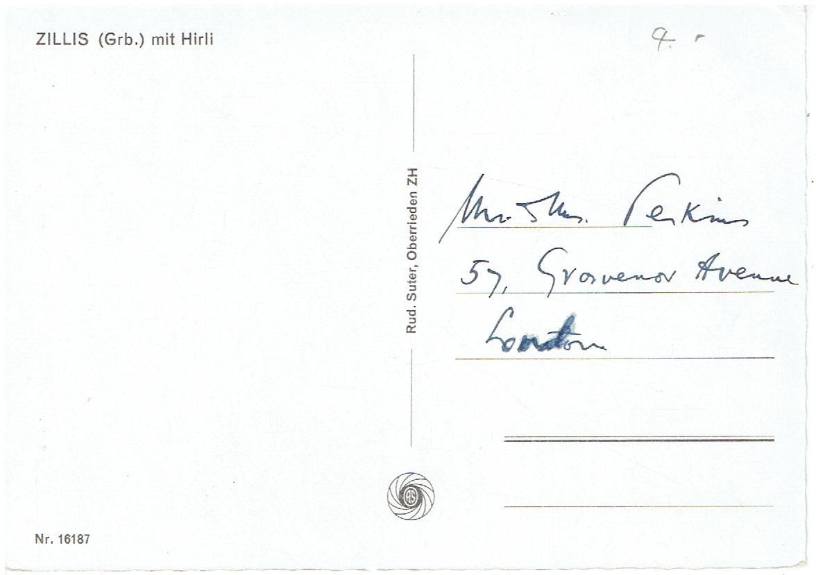 Cartes postales: Zillis mit Hirli – D'occasion à Flims - Dorf par Stagediver 1