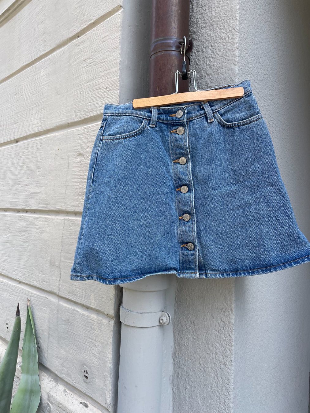 Gonne: Denim button-front skirt – Usato da Zürich venduto da Chiara.la