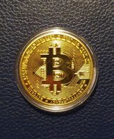 💵 Bitcoin (Gold-Münze) 🎯 Gedenkmünze (NEU/OVP)