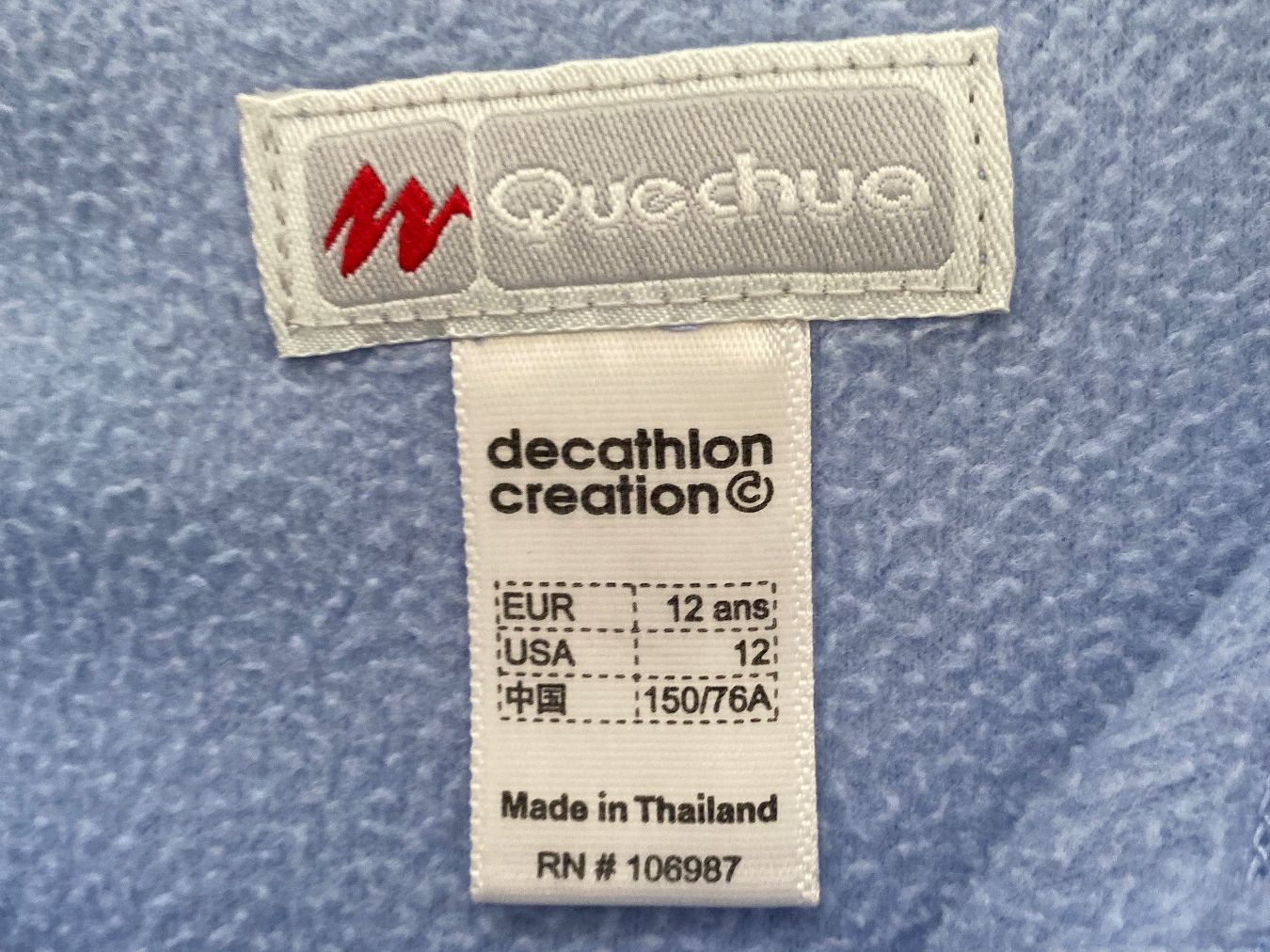 Decathlon Pulls et sweat-shirts: Fleece Pullover Quechua Kinder Gr. 152, neuwertig – D'occasion à Gächlingen par Tara_devi 1