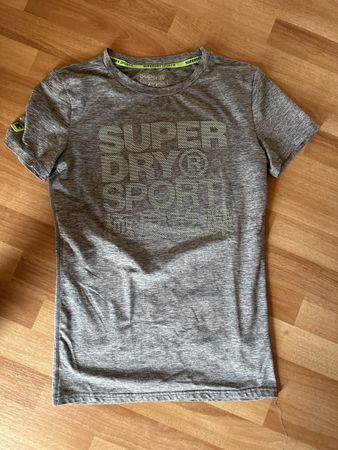 Superdry Sport T-Shirt Athletic Fit Grau, Gr. L