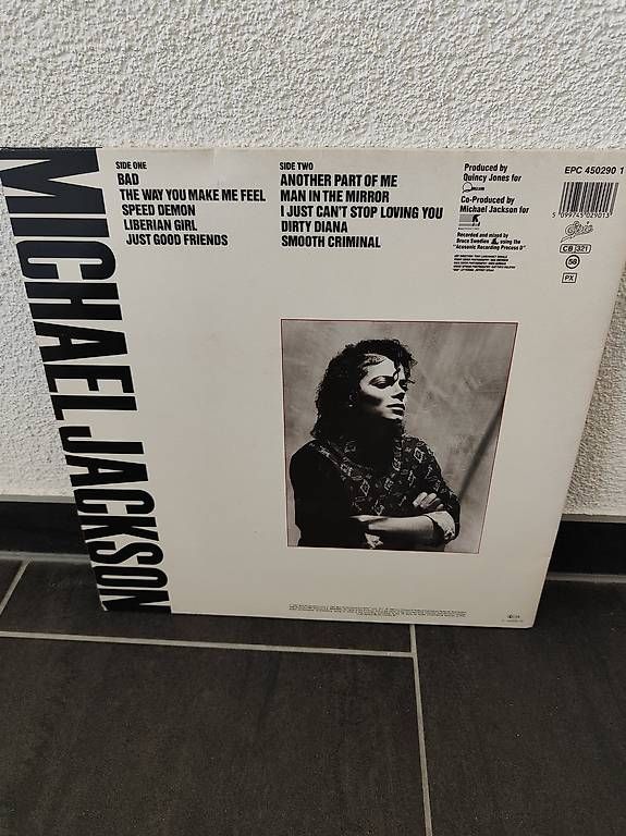 Dischi in vinile: Michael Jackson BAD (Original Vinyl LP 1987,Holland Pressung – Usato da Bürglen TG venduto da Lufis 1