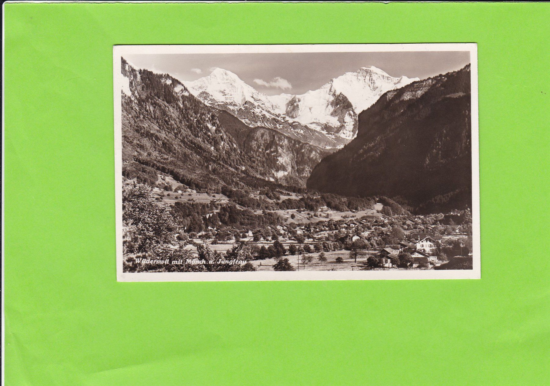 Cartoline postali: Wilderswil – Usato da St. Peterzell venduto da neckertal
