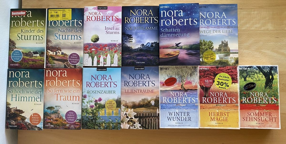 Bücher: 13 Bücher/Romane von Nora Roberts – Gebraucht aus Schwarzenburg von Michellu 3