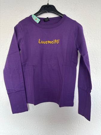 Sterneföifi "Luusmeitli" Shirt Lila - Langarm, Gr. 152