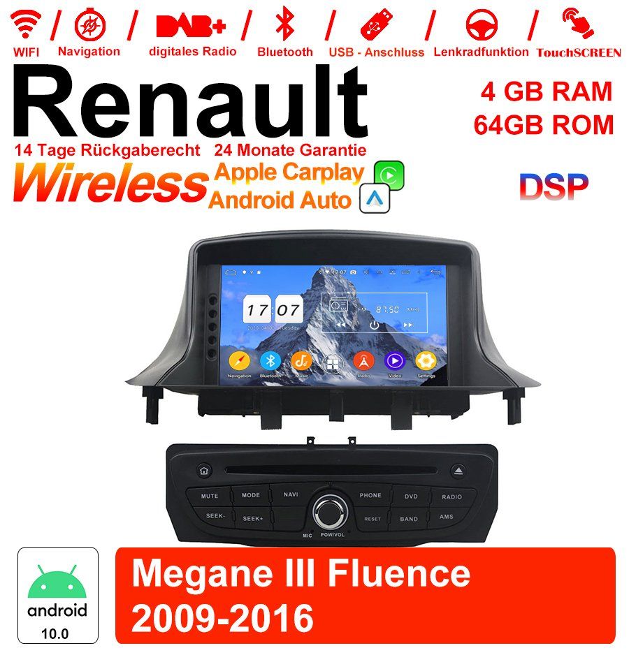 Autoradio: Android 10 Autoradio Für RENAULT Megane – Nuovo e nell'imballaggio originale da Malans GR venduto da BUYBEST-Schweiz