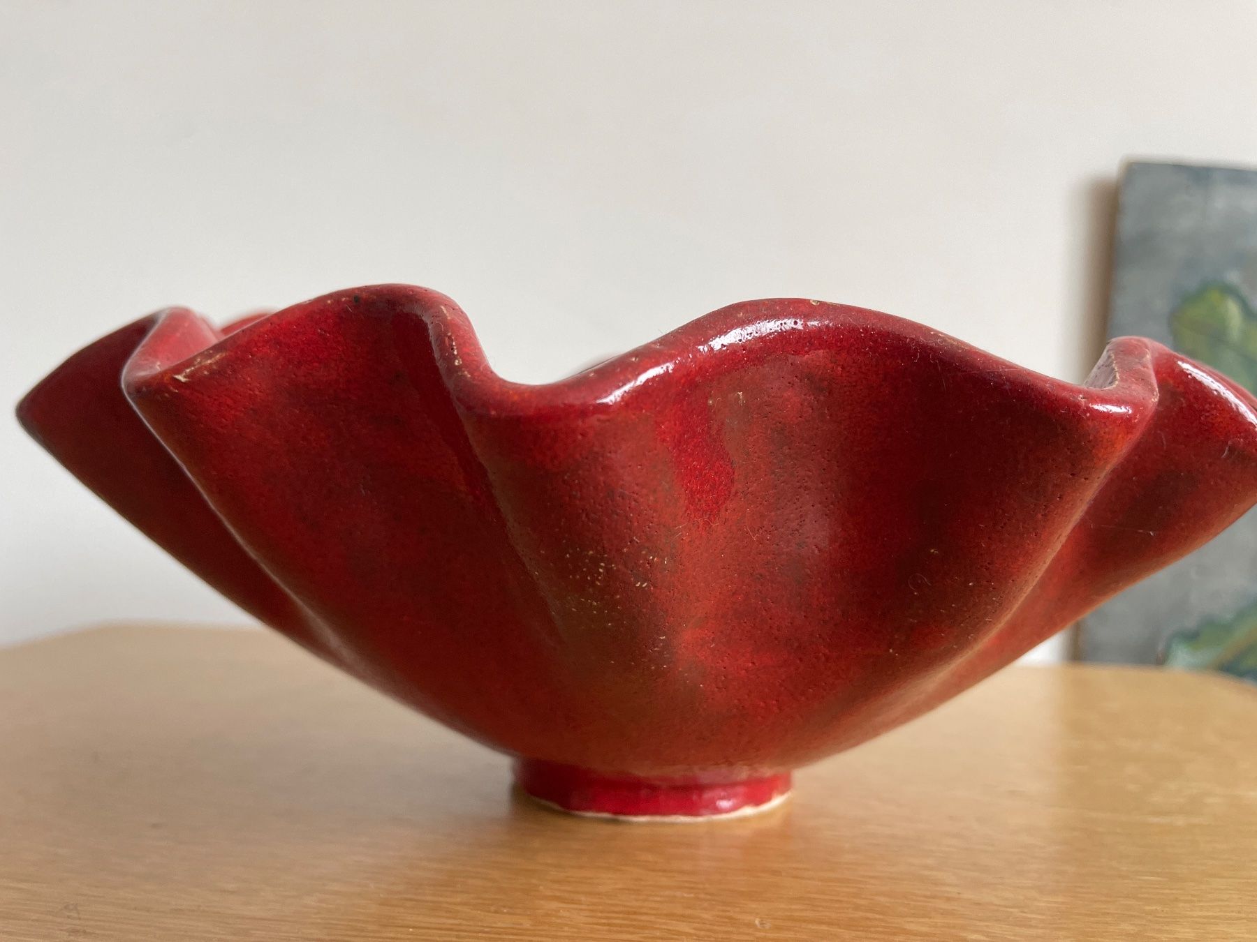 Schalen: Fruchtschale oder Deko Schale rot Keramik – Gebraucht aus Nussbaumen AG von HelenaDavid1910 1