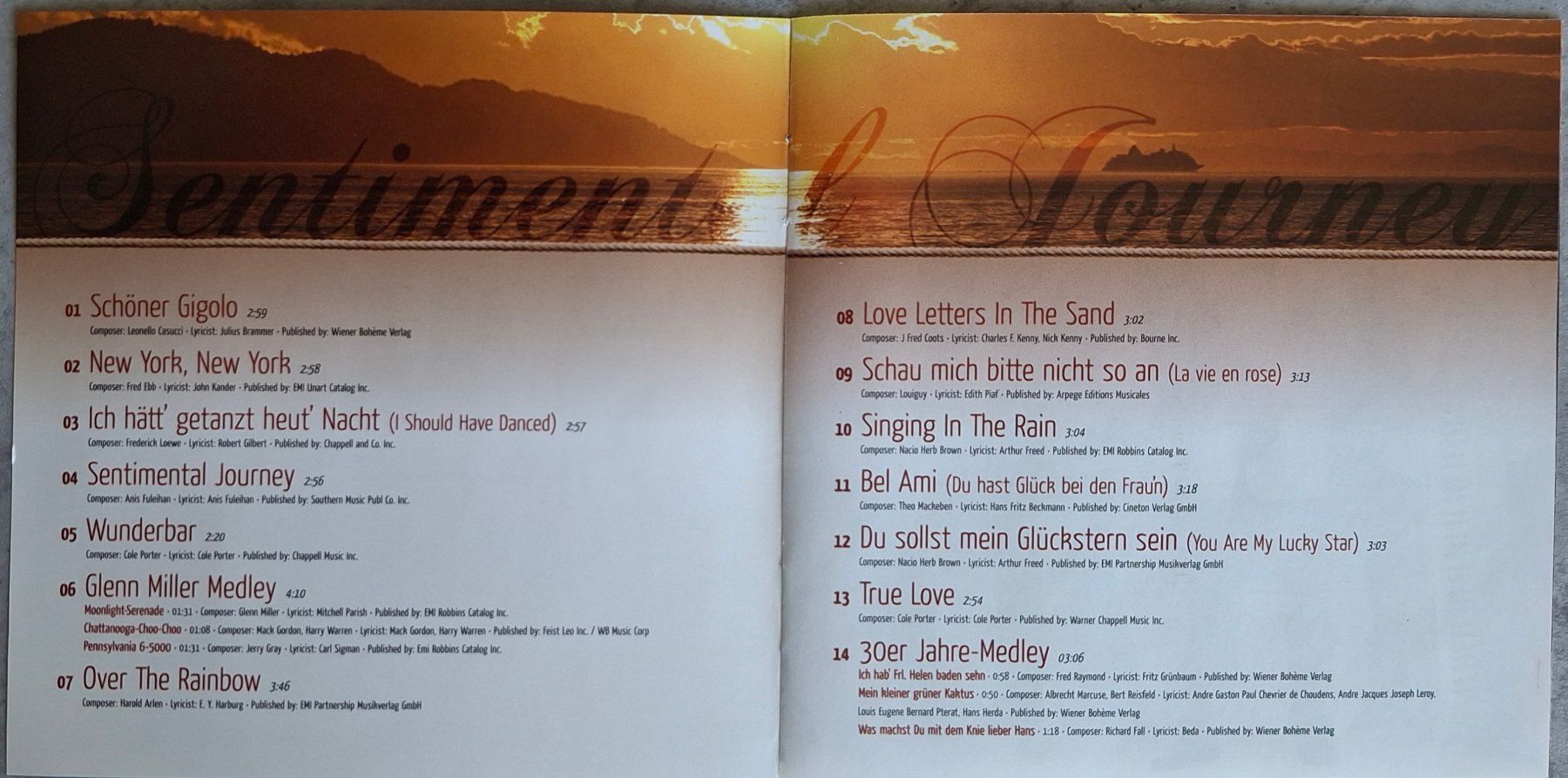 CD: Captain Cook - Sentimental Journey – Usato da Reinach BL venduto da Chela04 1