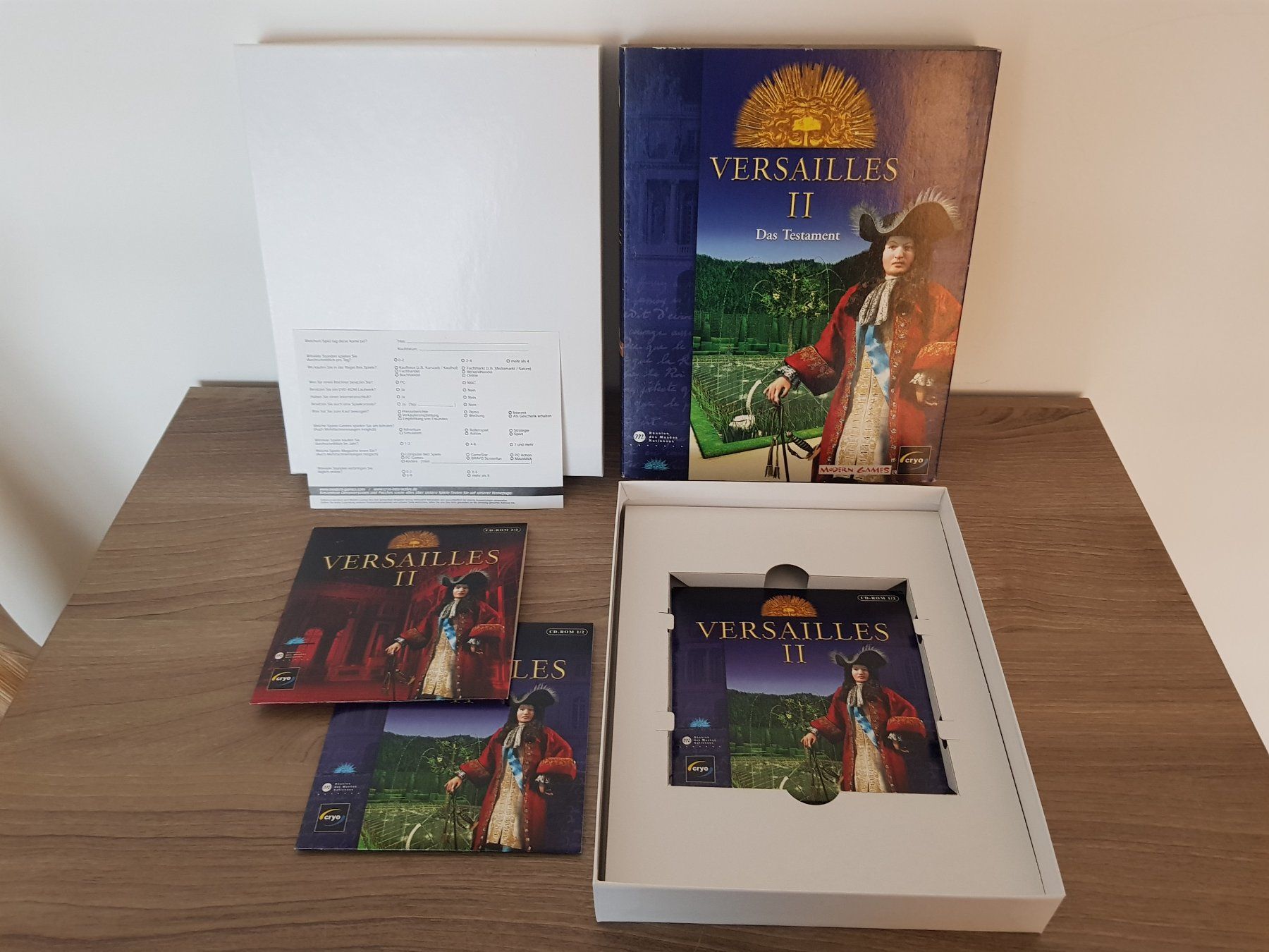 Giochi: Versailles II Das Testament - PC Spiel Big Box – Usato da Bassersdorf venduto da retrolab