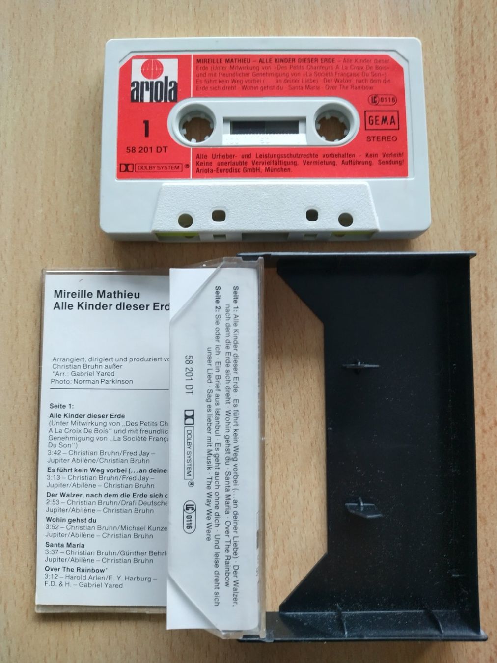 Musicassette: Mireille Mathieu - Alle Kinder dieser Erde – Usato da Jona venduto da Argus36 2