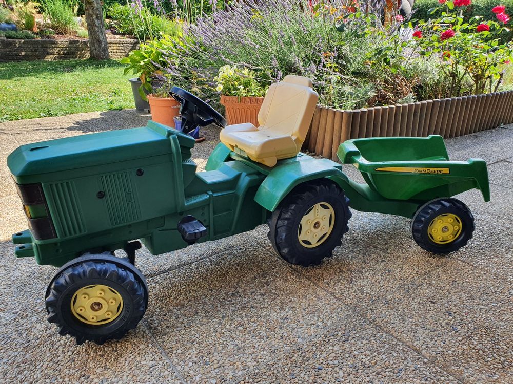 Jouet Tracteur Et Remorque Toyland 37cm - Lumières & Sons - Ferme Pour Enfants Dès 3 Ans