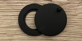 ✨ Abdeckung für Türspion aus Metall - BLACK Schwarz ✨