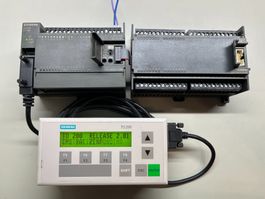 Siemens Simatic S7-200 SPS Baugruppe mit TD200 Display