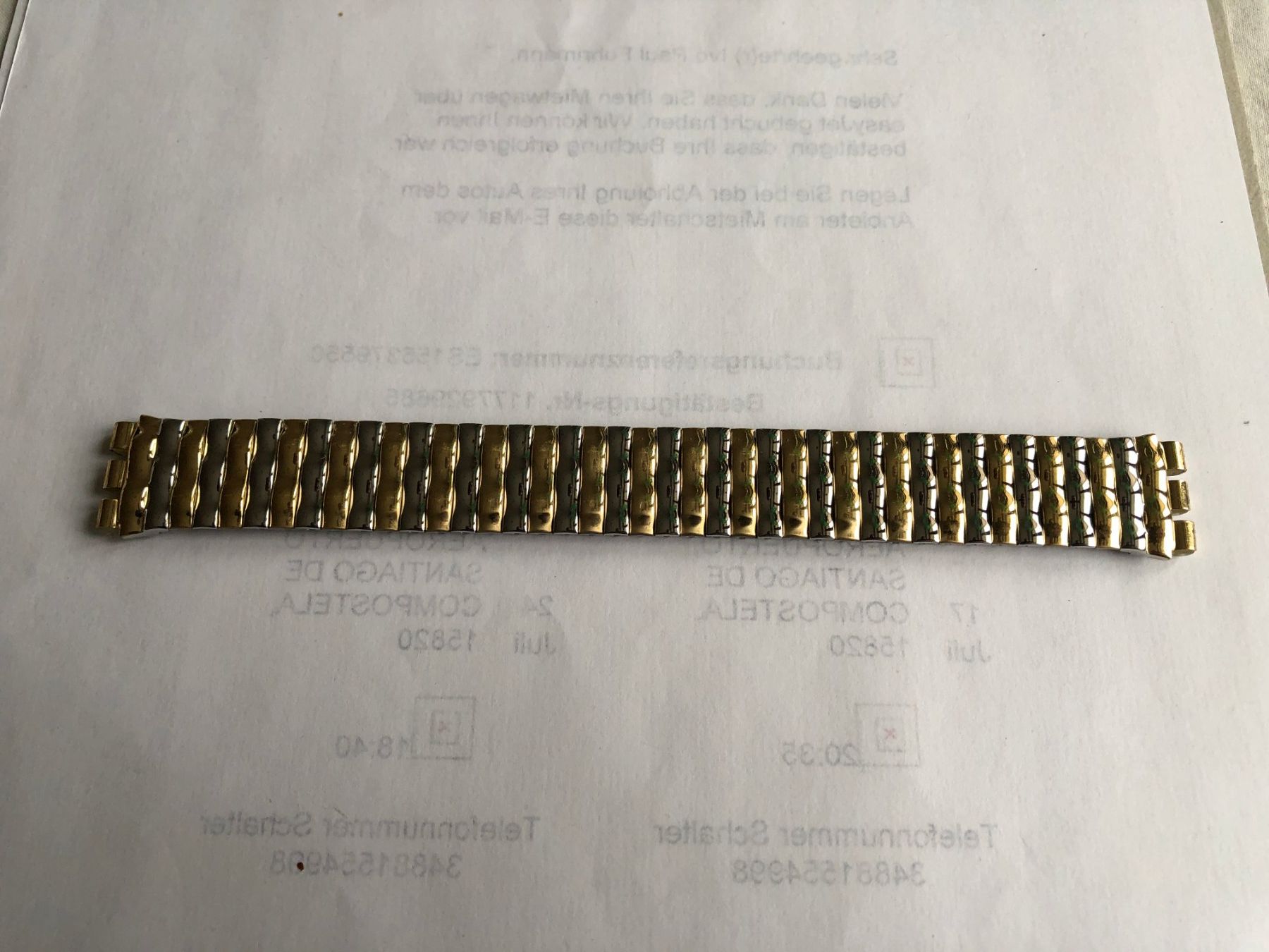 Swatch Uhren: Swatch Uhrenarmband zu Irony DEVOTION von 1998 – Neu (gemäss Beschreibung) aus Biel/Bienne von winnertaco