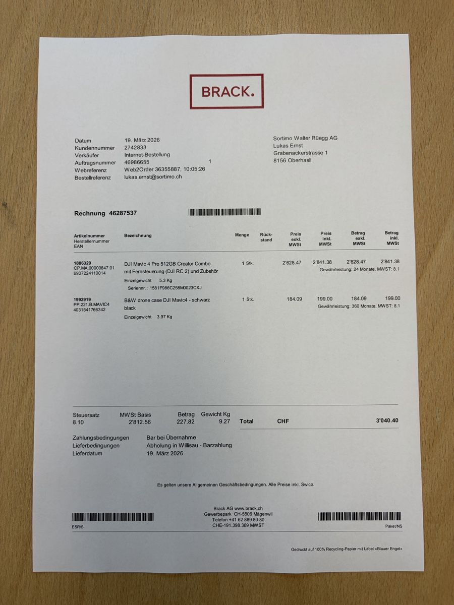 DJI RC Kits de montage: DJI Mavic 4 Pro Creator Combo – Neuf (Voir description) à Altishofen par Drummerluke 3