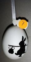 Osterei Hase schwarz (7)