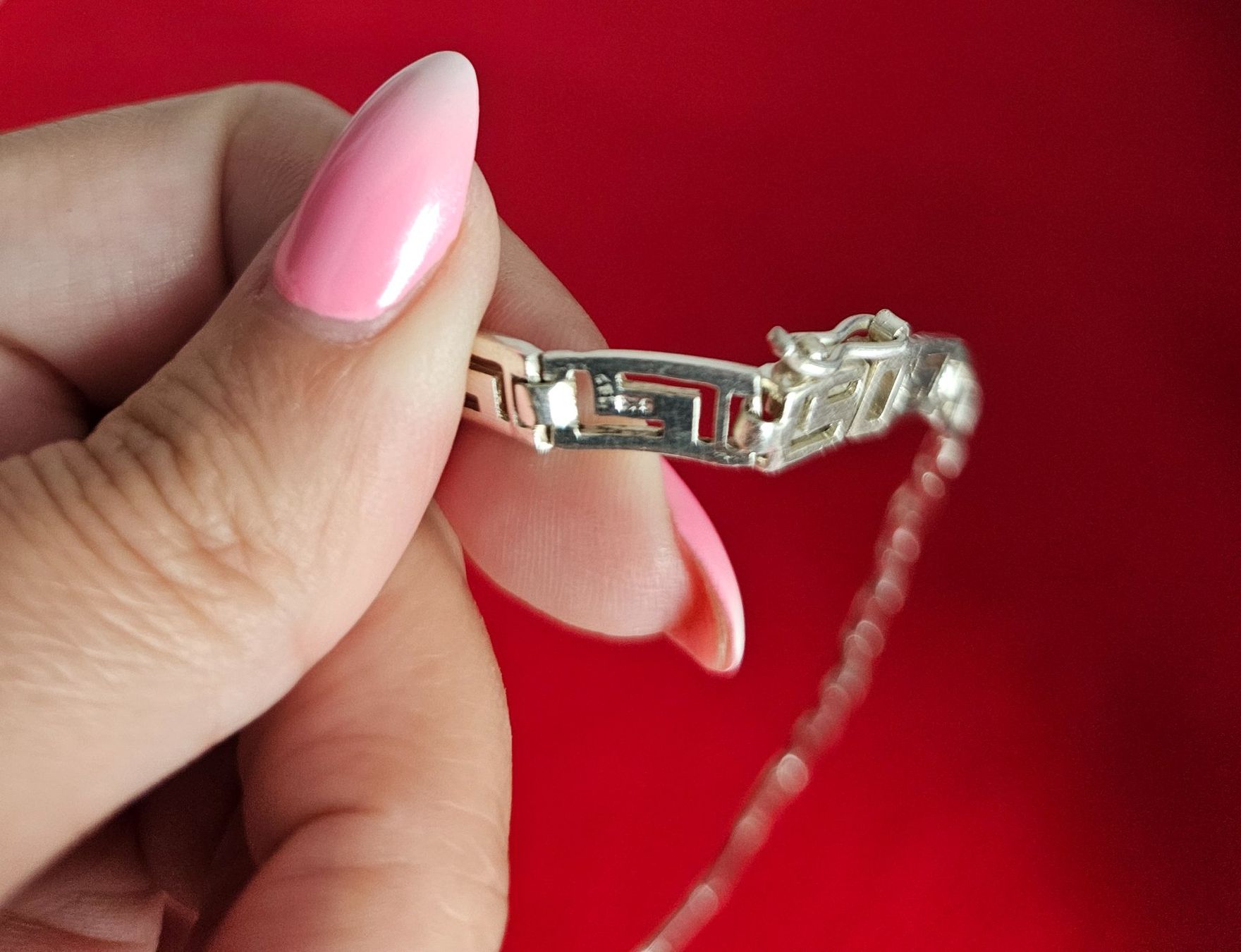 Ketten: Silber 925 Halskette Versace Muster – Gebraucht aus Bronschhofen von Xena37 4