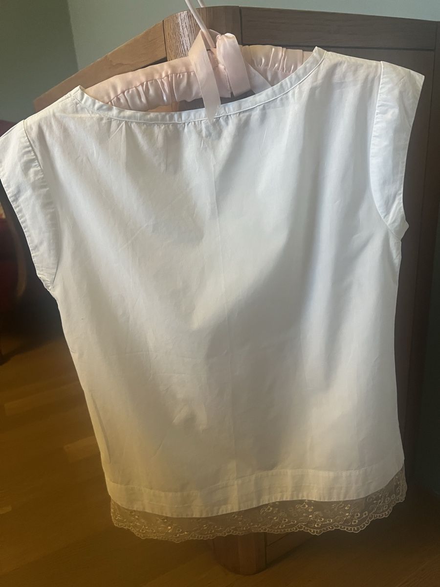 Robert Friedman Blusen: Robert Friedman Bluse Top weiss Spitze XS – Gebraucht aus Ebmatingen von dartim 3