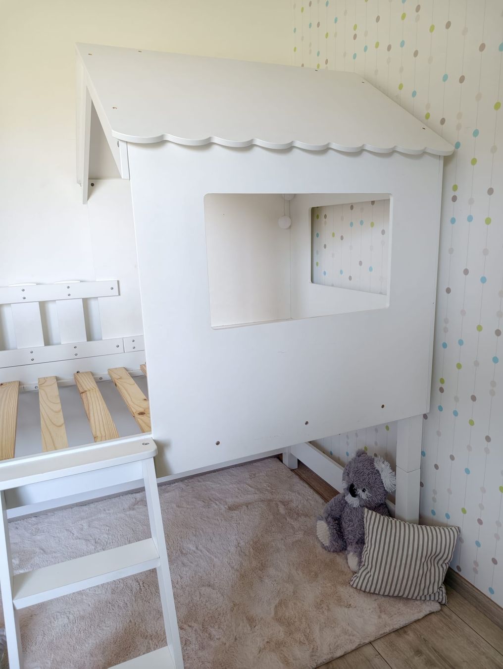 Letti: Lit enfant cabane modulable 90x190 cm + sommier + matelas – Usato da Meyrin venduto da san_d666 1