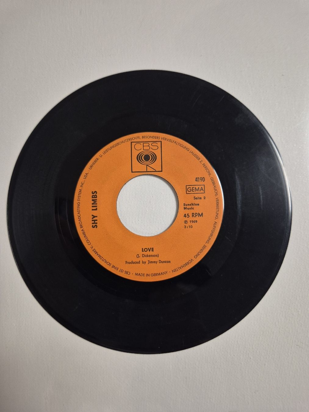 Dischi in vinile: Shy Limbs  - Love  - Reputation - Single 7 – Nuovo (secondo la descrizione) da Uster venduto da newwave0 3