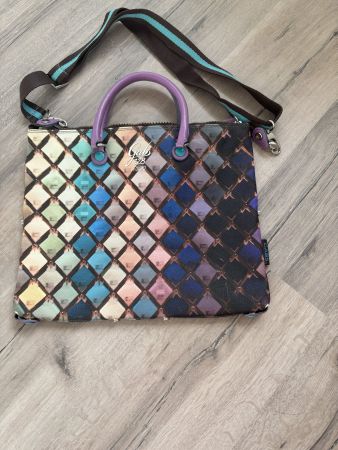 Sac à main Gabs Tokyo motif losanges multicolore