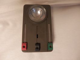 Vintage Militärlampe / Taschenlampe mit Gürtelclip
