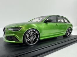 Audi RS6 C7 Avant 1:18, grünmetallic, limitiert, MOTORHELIX