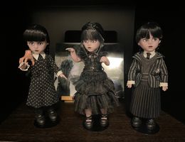 Wednesday Netflix Puppen, Living Dead Dolls, alle 3 Stück!