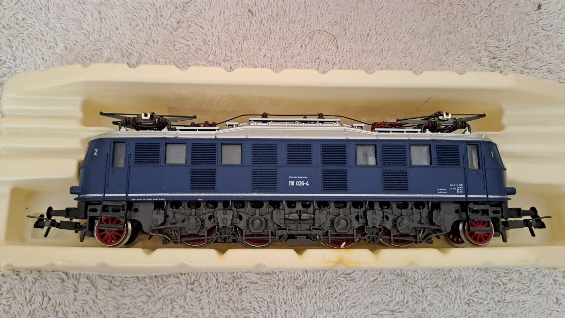 Rivarossi Modelleisenbahnen: Rivarossi DB E Lok BR 118 H0 GL/9 – Gebraucht aus Winterthur von Riebeli333