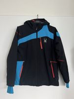 Veste Spyder noire et bleue, taille 16 ans