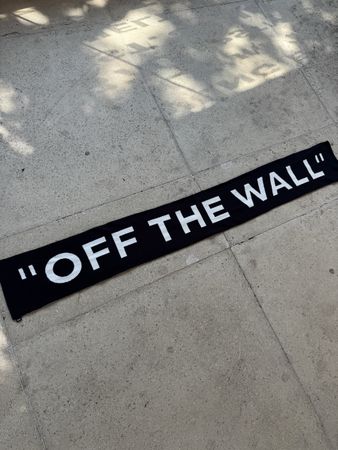 Vans Off The Wall Black Scarf
