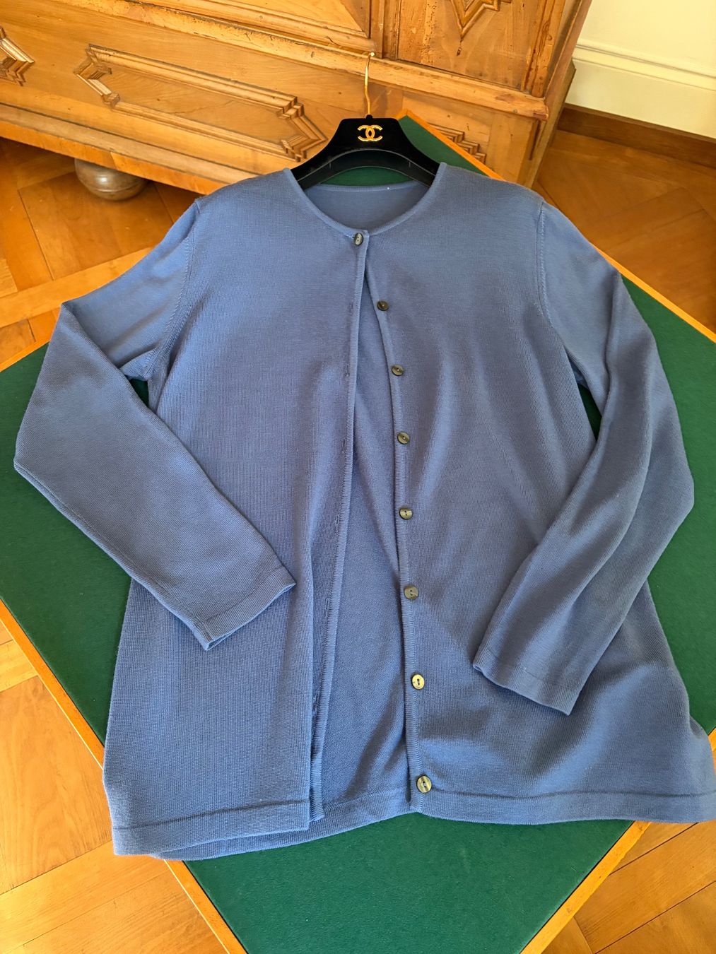 Peter Hahn Giacche: PETER HAHN Strickjacke Größe L, 100 % Schurwolle – Usato da Interlaken venduto da Bona55 6
