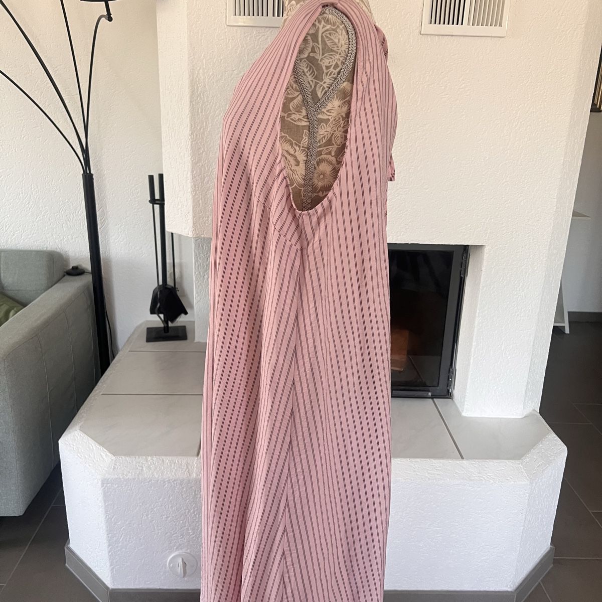 C&A Robes: Kleid Rosa gestreift Gr. L – Neuf (Voir description) à Seon par Sunny-Schmuck78 1