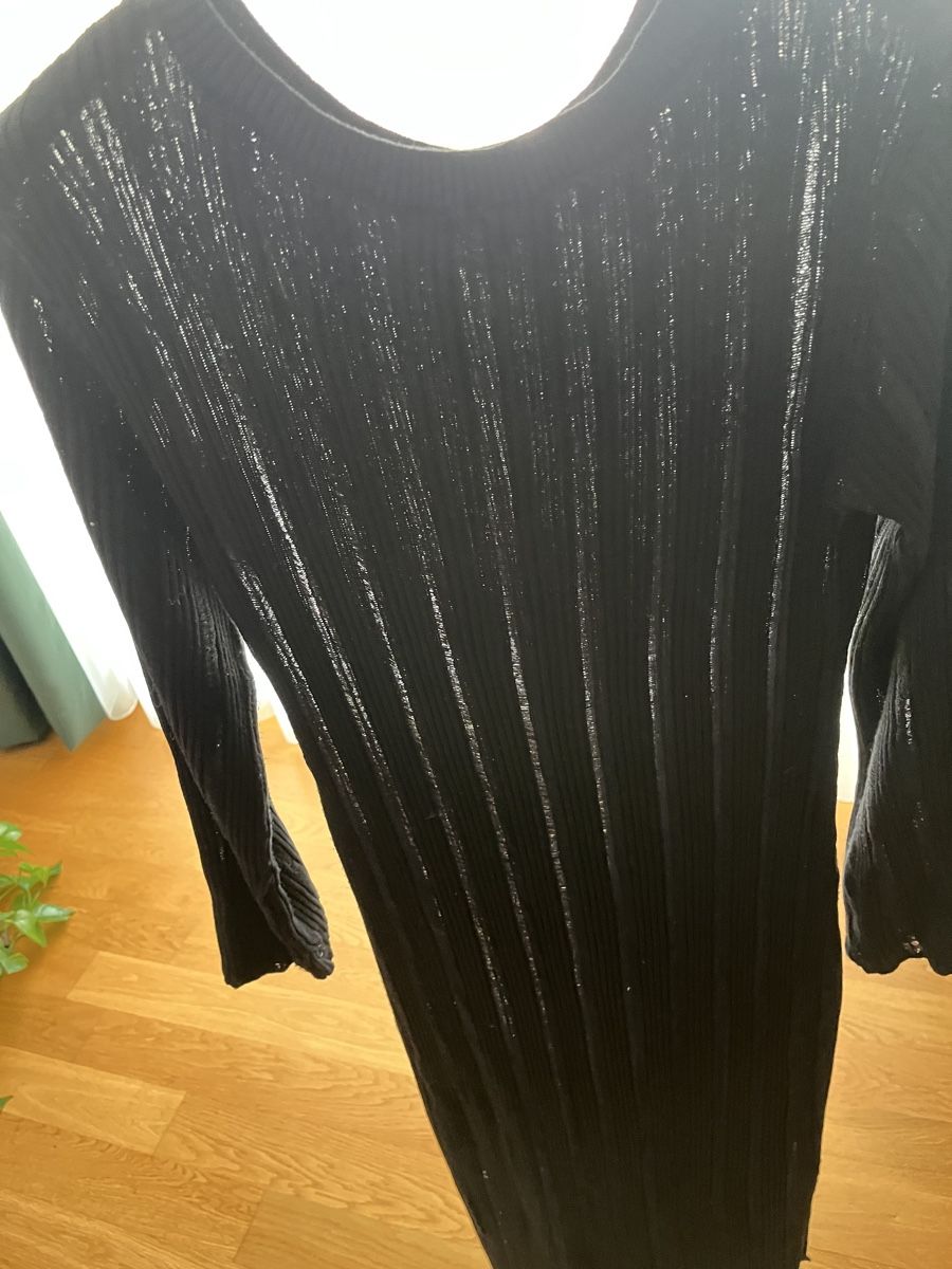 H&M Vestiti: Schwarzes langes Kleid, Gr. L, neuwertig – Nuovo (secondo la descrizione) da Zürich venduto da MariaSusanne 5