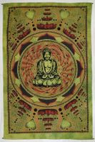 Buddha Wandbild Wandbehang 200cm x 140cm aus Baumwolle