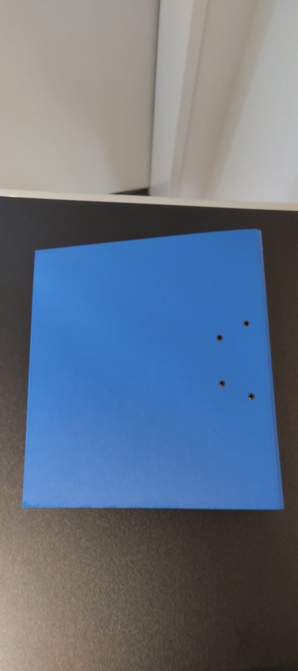 Ordner: Ordner A4 Blau 75mm Breit mit Transparenthülle – Gebraucht aus Felben-Wellhausen von AWDienstleistungen 2